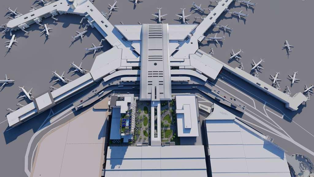 Hilton Bna Nashville Airport Terminal מראה חיצוני תמונה